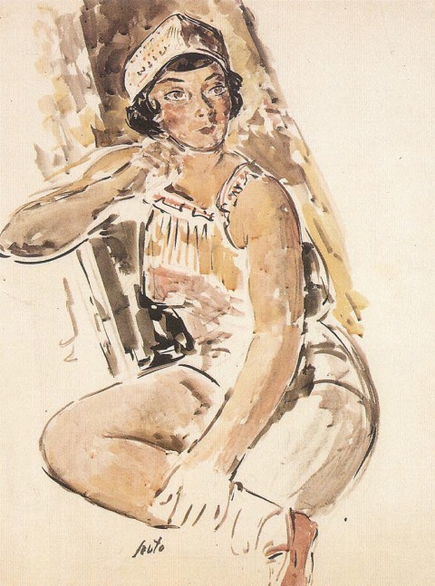 Mujer sentada