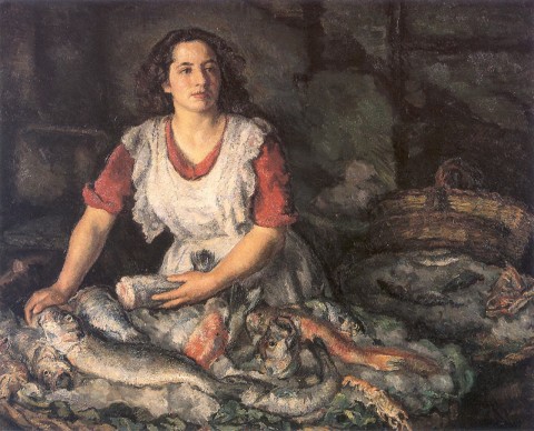 Vendedora de pescado